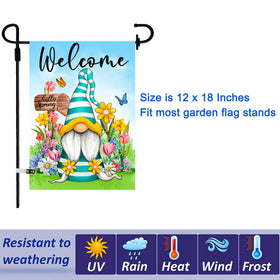 Pating seasonal flag set resists UV and weather for exterior displays.