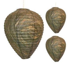 Patio Eden wasp nest decoy (8x11) deters new nests near patios.