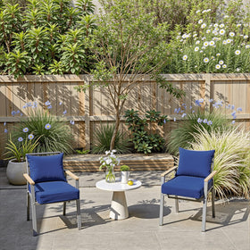 PatioGlow thick foam delivers soft, long-lasting comfort.