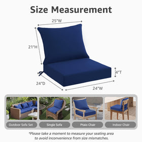 Removable blue cover with hidden zipper for easy cleaning