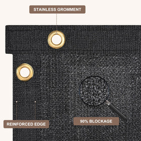 Patiobay brass grommets provide rustproof durability and easy fastening.