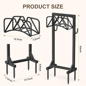 Patiobay easy-install outdoor hose stand helps quick setup