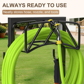 Patiobay hose storage features 150 ft capacity for large yards