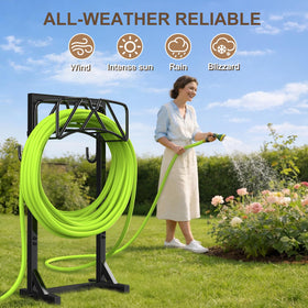 Patiobay outdoor hose holder with rust-resistant finish for weather resilience