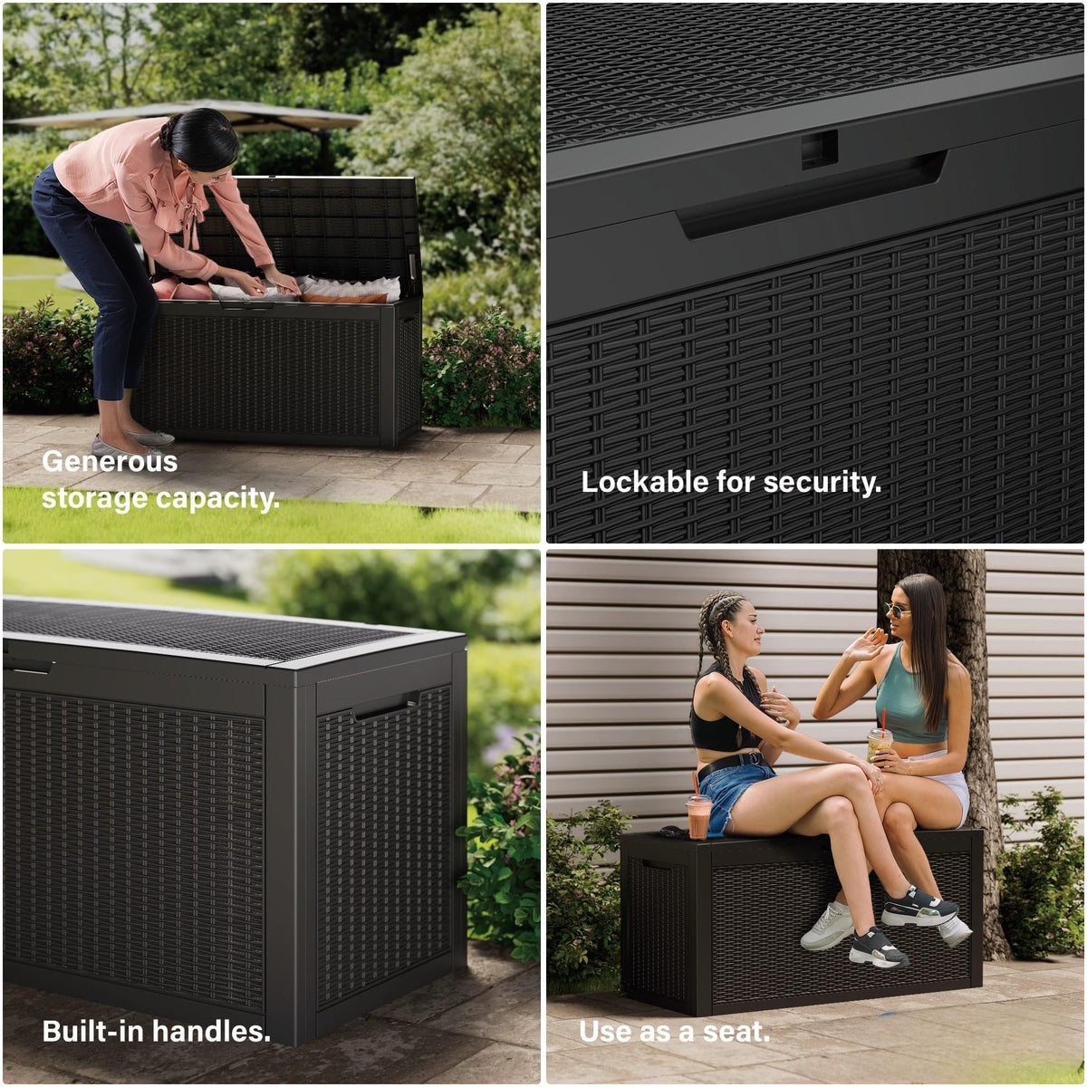 PATIOEASY multipurpose patio storage for cushions and tools