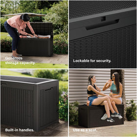PATIOEASY multipurpose patio storage for cushions and tools