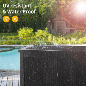 PATIOEASY UV resistant finish maintains color and look outdoors