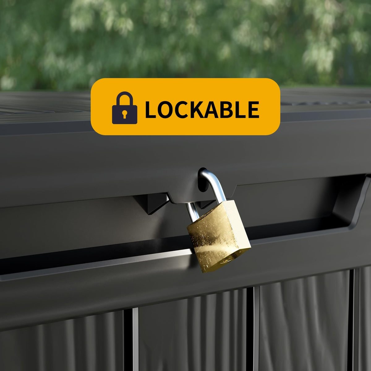 PATIOEASY weatherproof garden storage for outdoor life