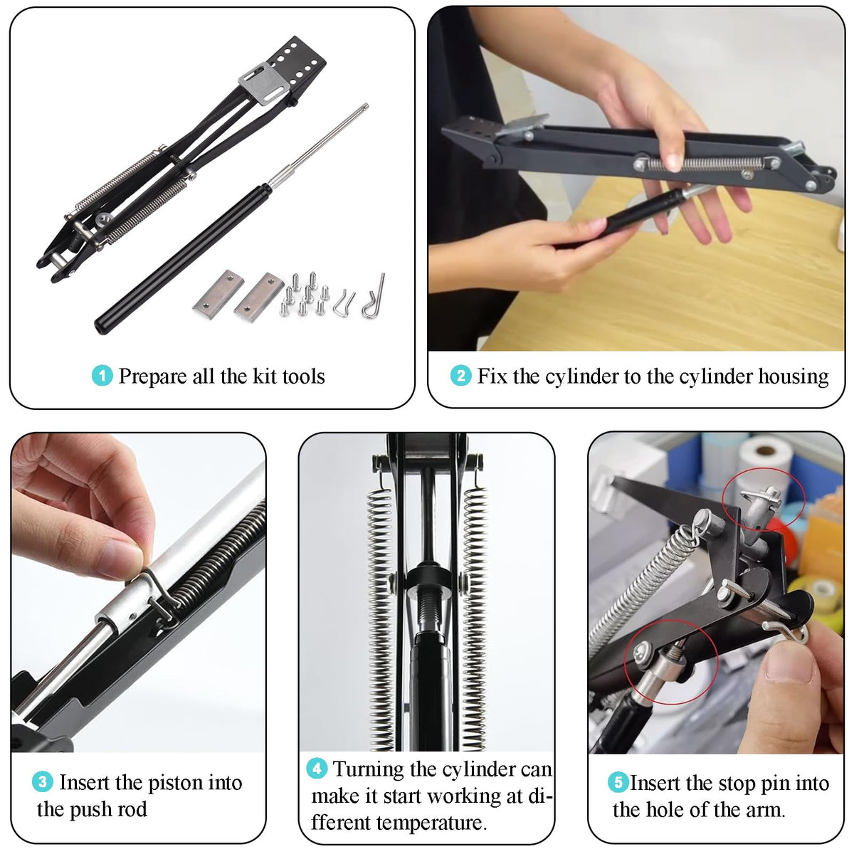 PATIOHZ 2X Auto Vent Opener is easy to install with included clamps and screws
