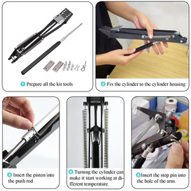PATIOHZ 2X Auto Vent Opener is easy to install with included clamps and screws