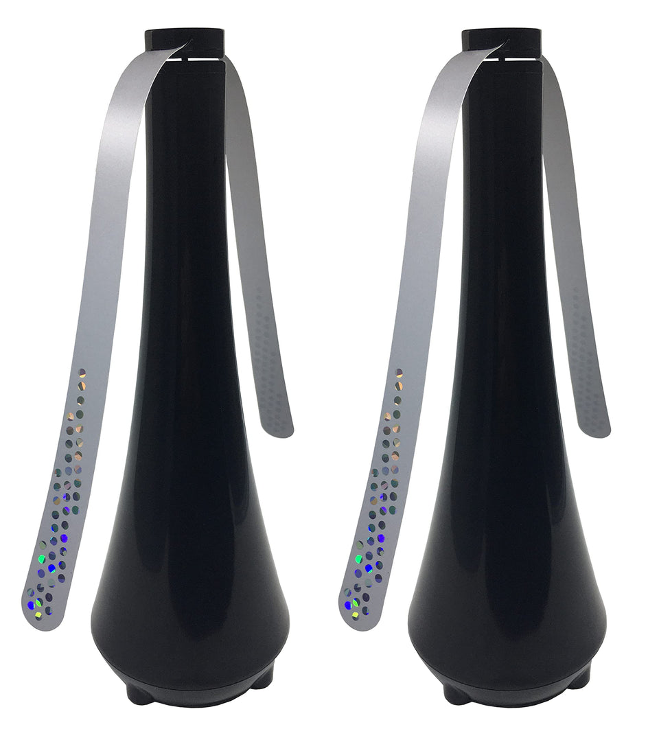 PATIOSIR battery-operated food fan viewed from top, ideal for portable outdoor dining.