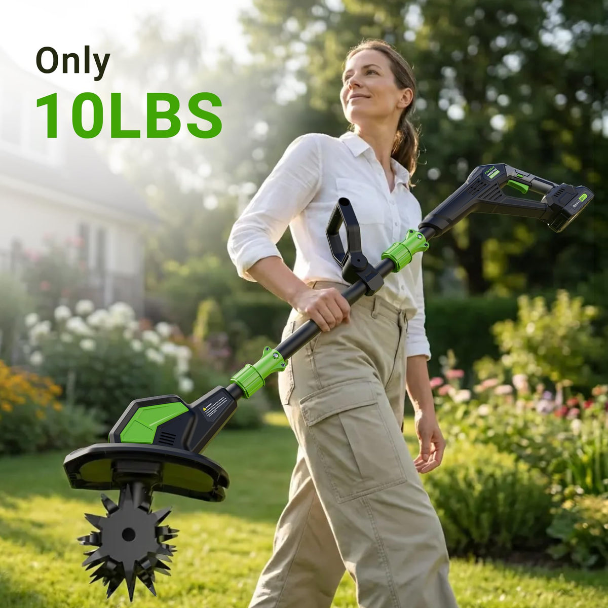 Patoolio 20V detachable tines allow quick cleaning after use.