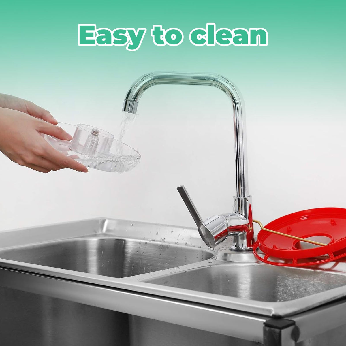 Patrisard cleaning brush reaches every port for thorough maintenance.