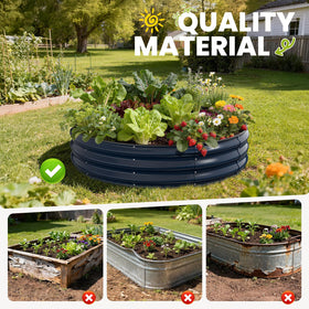 Pattiumo easy-assembly garden bed showing simple hardware for quick setup.