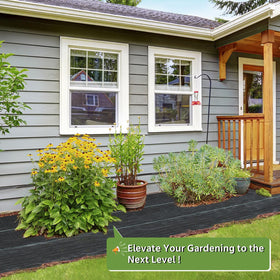 Pattiumo heavy-duty weed barrier protects surfaces from weed growth and movement.