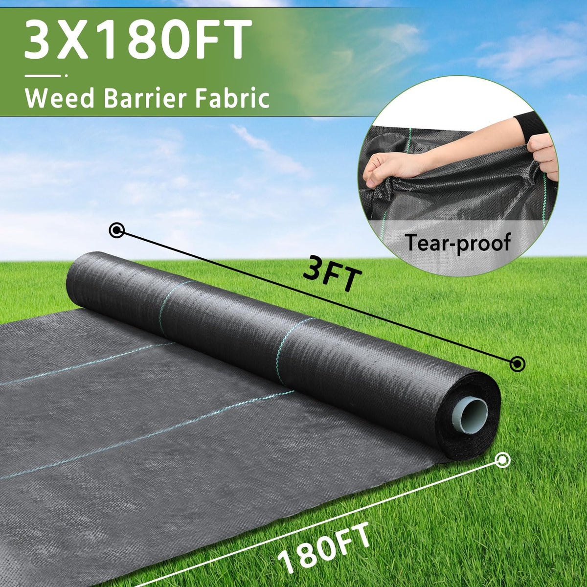 Pattiumo opaque weed barrier blocks light to curb weed growth in beds.