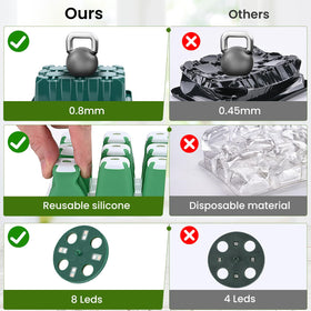 Pattiumo silicone trays with drainage holes support proper moisture balance