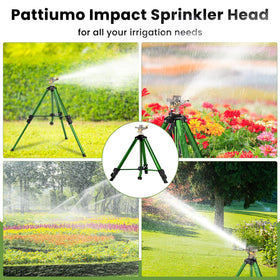 Pattiumo Sprinklers heavy-duty head and base resist weather for long-term use