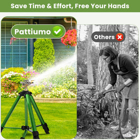 Pattiumo Sprinklers height adjustable from 16 to 37 inches for flexible layouts