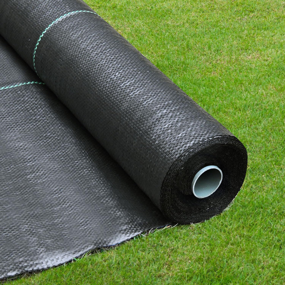 Pattiumo weed barrier fabric 3x180ft roll blocks weeds while preserving soil moisture.