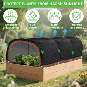 PATYDEST curved tubes for easy shade cloth assembly.