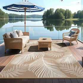 Pauwer indoor-outdoor rug suitable for patio and balcony.