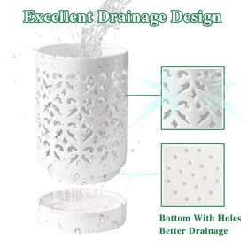 Pavtner Orchid Pot drainage hole helps water flow and surface cleanliness
