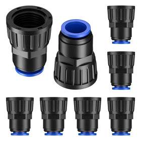 Pawfly 8-pc drip irrigation adapters provide secure, leak-free connections for efficient watering.