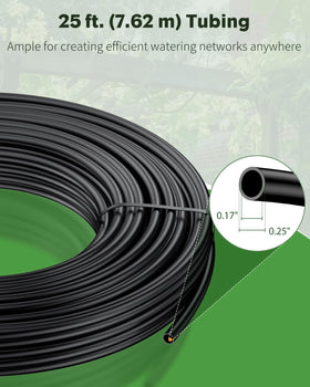 Pawfly blank PE distribution tubing closeup suitable for micro-irrigation layouts