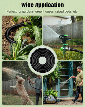 Pawfly distribution tubing supports comprehensive watering networks in landscapes