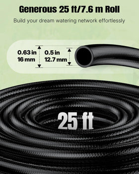 Pawfly PVC material tubing resists wear while remaining flexible for tight garden corners