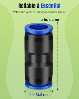 Pawfly straight coupling extends water reach across raised beds and lawns