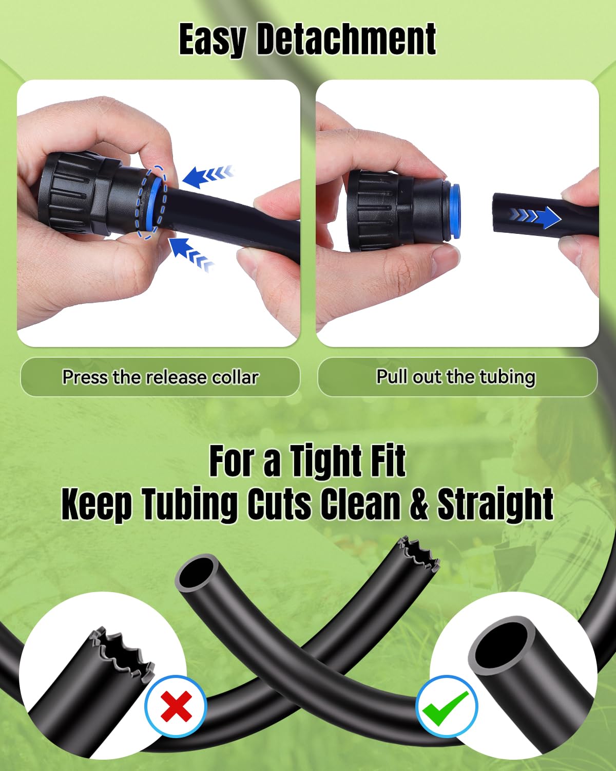 Pawfly garden irrigation adapters for versatile watering layouts.