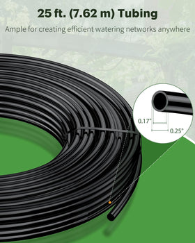 Pawfly quarter-inch tubing end connection demonstrates fast tool-free barbed fitting setup.