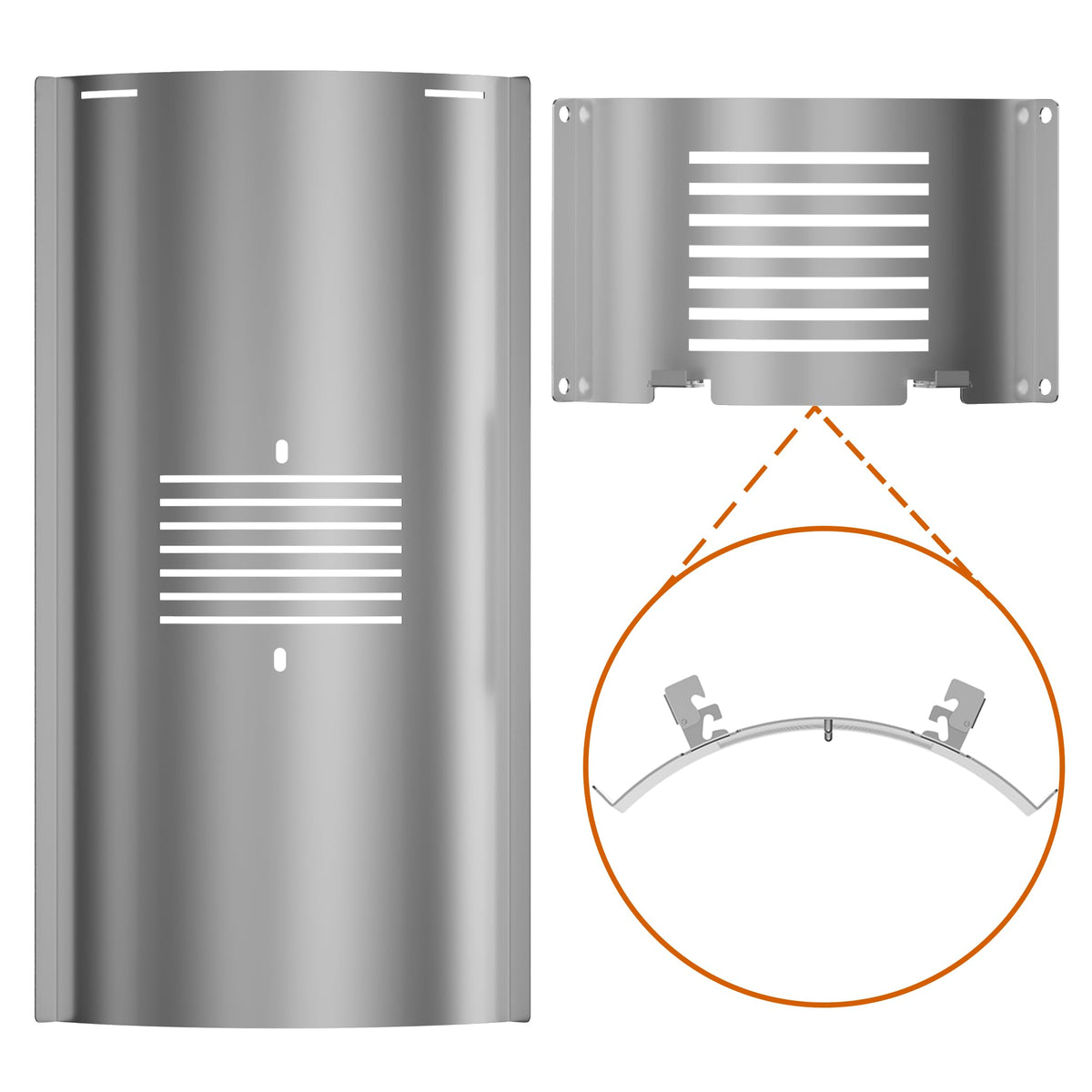Pawsible flame broiler assembly close-up shows heavy-duty steel construction