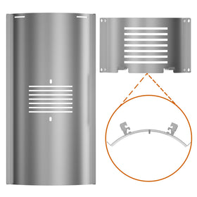 Pawsible flame broiler assembly close-up shows heavy-duty steel construction