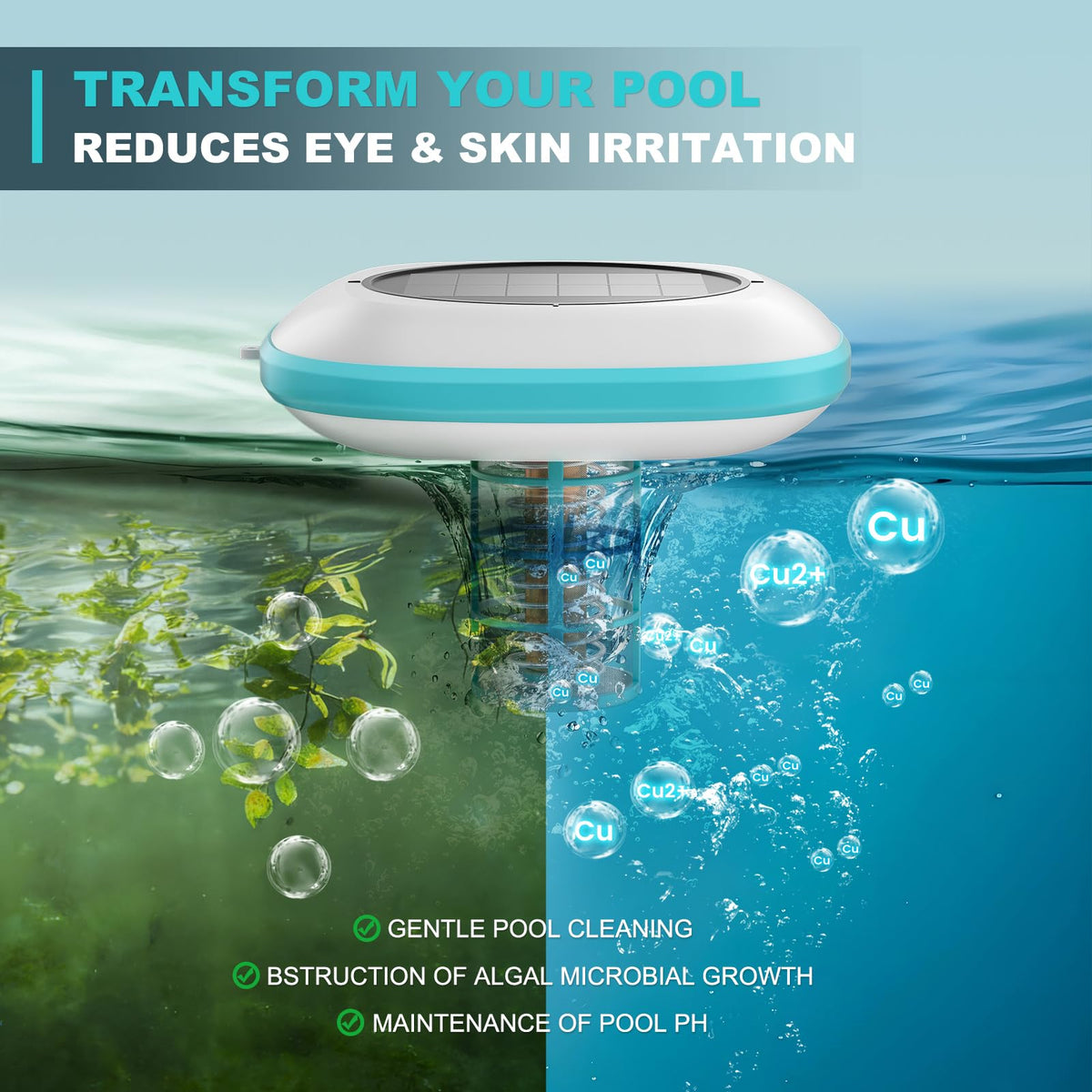 Paxwrenx installation and use for effortless solar powered pool care.