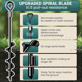 Payivsve shed anchor in soil provides strong resistance against shifting in wind