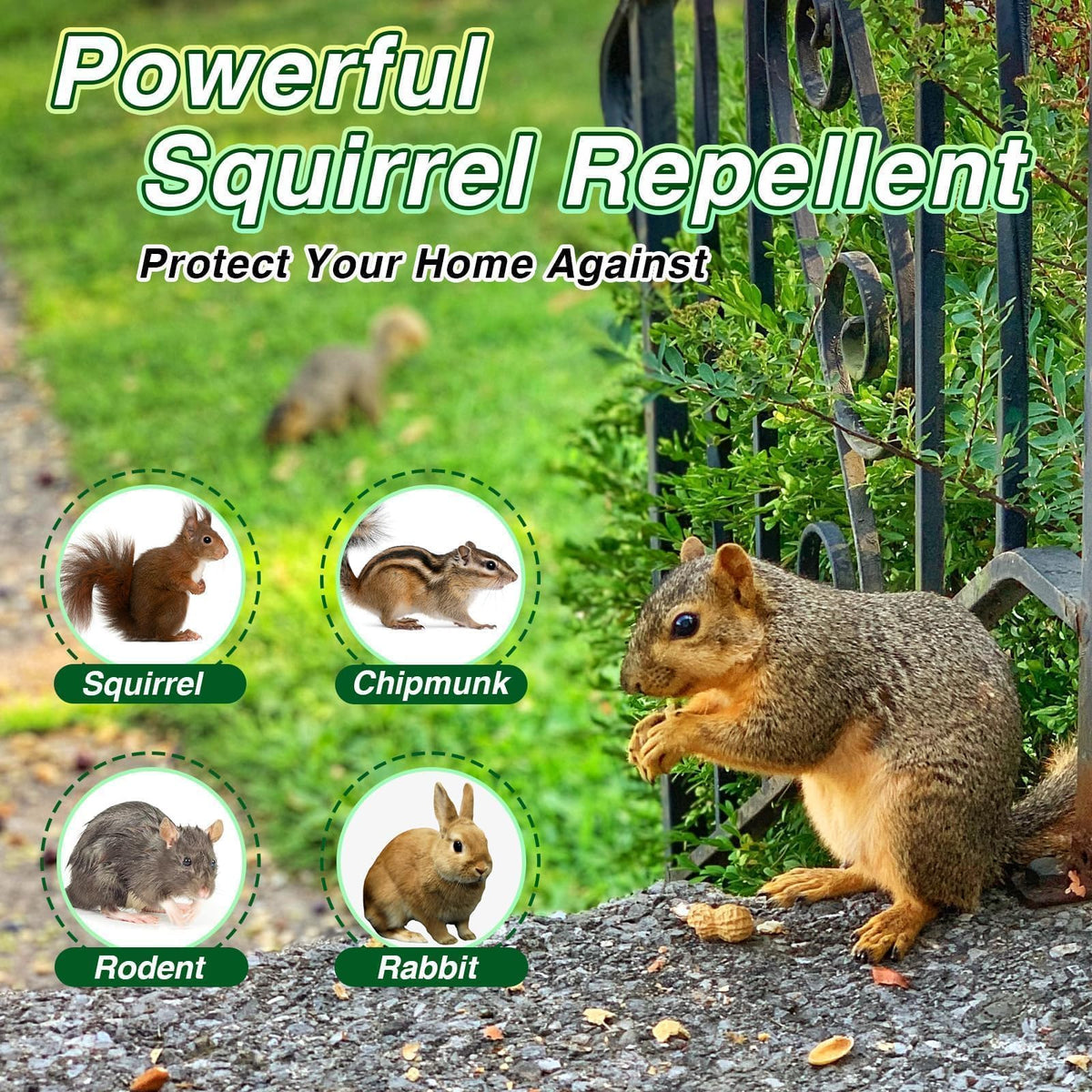 Pblovylu Squirrel Repellent Ball unopened bag ready-to-use deterrent for yards.
