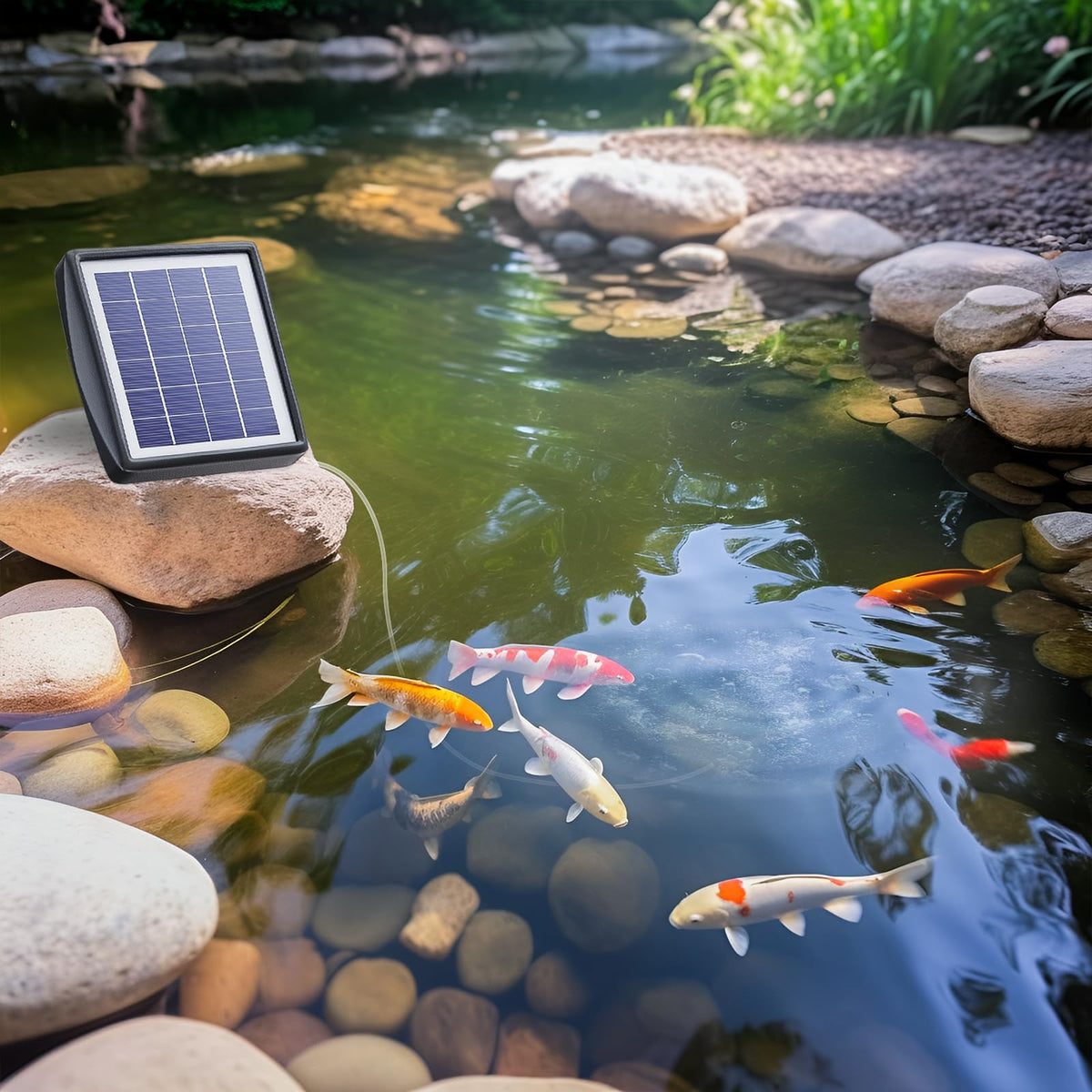 PChero solar pond aerator T-connector for even air distribution.