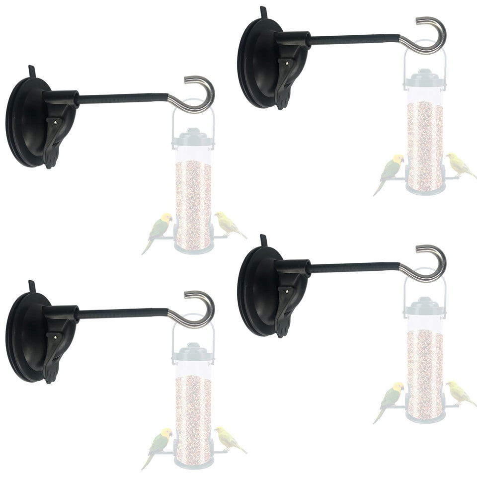 PeakBlen window suction bird feeder hanger attached to glass for close viewing of birds
