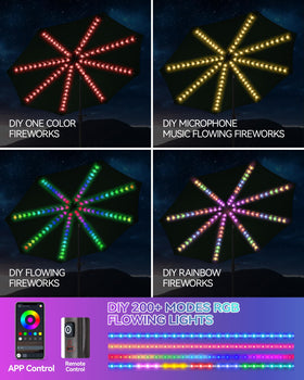 PEAKVONDER app control for LED color modes and convenience.
