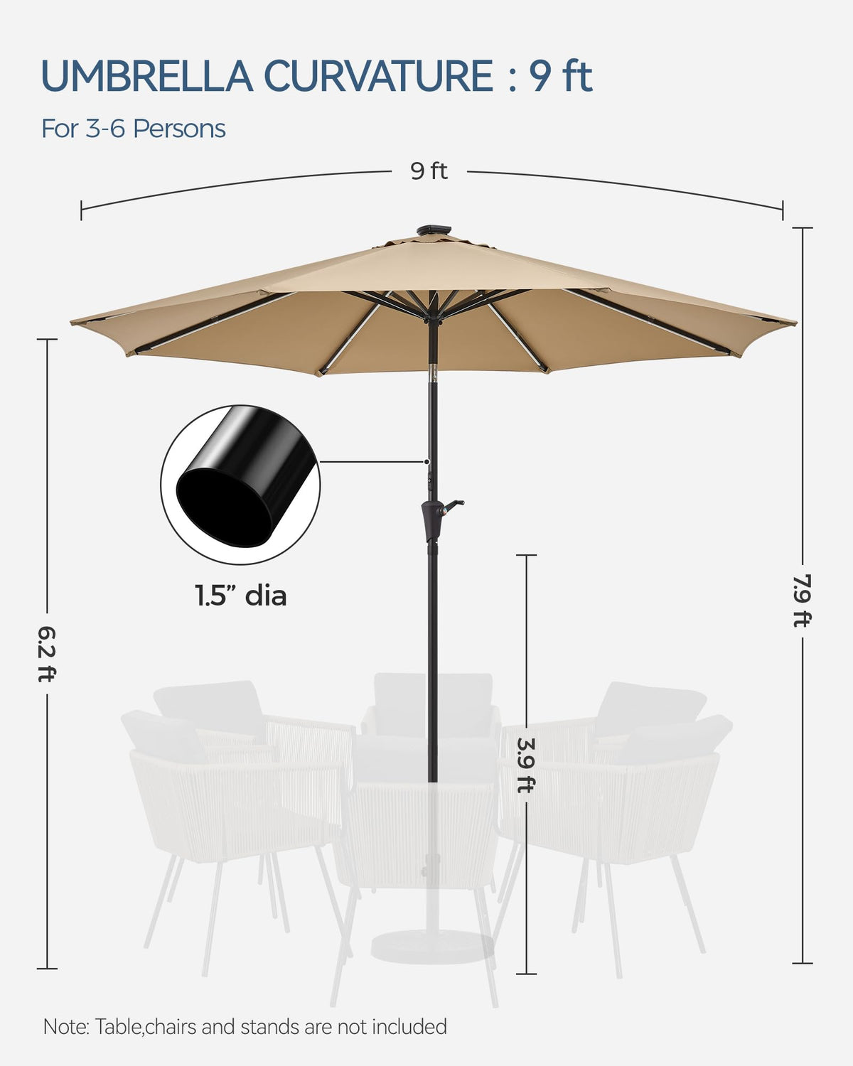 PEAKVONDER ideal for large gatherings near patio, pool, or beach.
