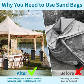 PEASUG pop-up tent weights add reliable stability for outdoor setups
