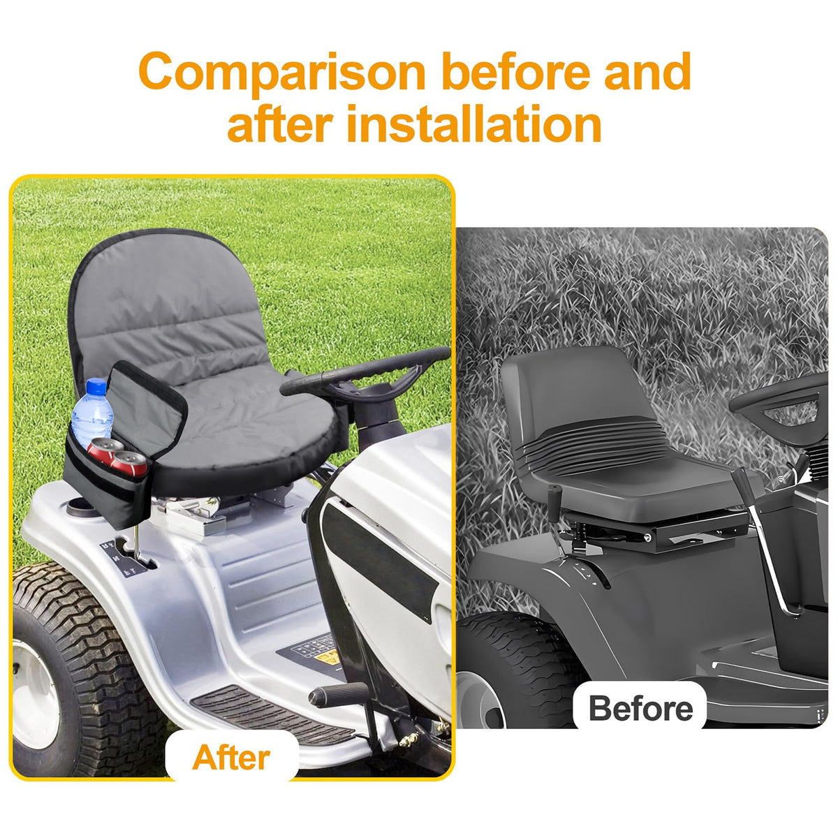 PEATOVIE weather protection prevents sun and rain damage to seats.