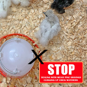 Pecking Order easy maintenance pads simplify cleaning and replacement in brooders.