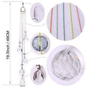 PEDOBO Suncatcher with copper chains diffuses sunlight into vibrant color.