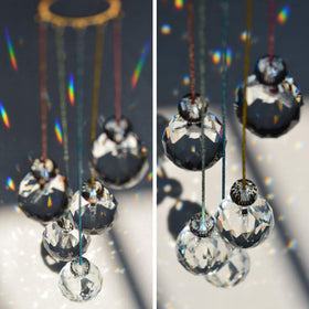 PEDOBO Crystal Ball Prisms Suncatcher adds sparkle to baby rooms and curtains.