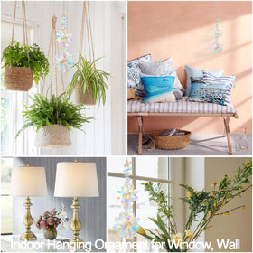 PEDOBO crystal flower suncatcher daisy in-window decor enhances ambient sunlight indoors