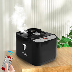 PEEKO larger steam generator remote control showing convenient access